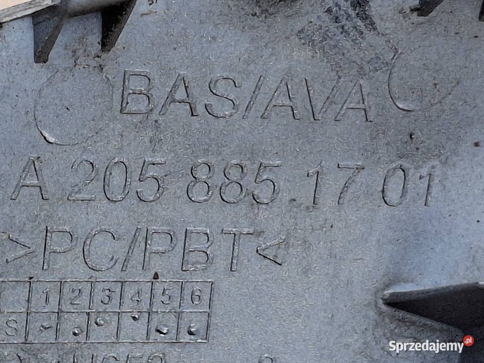 MERCEDES CKLASA W205 LIFT ZAŚLEPKA HAKA ZDERZAKA lubuskie Bieleń