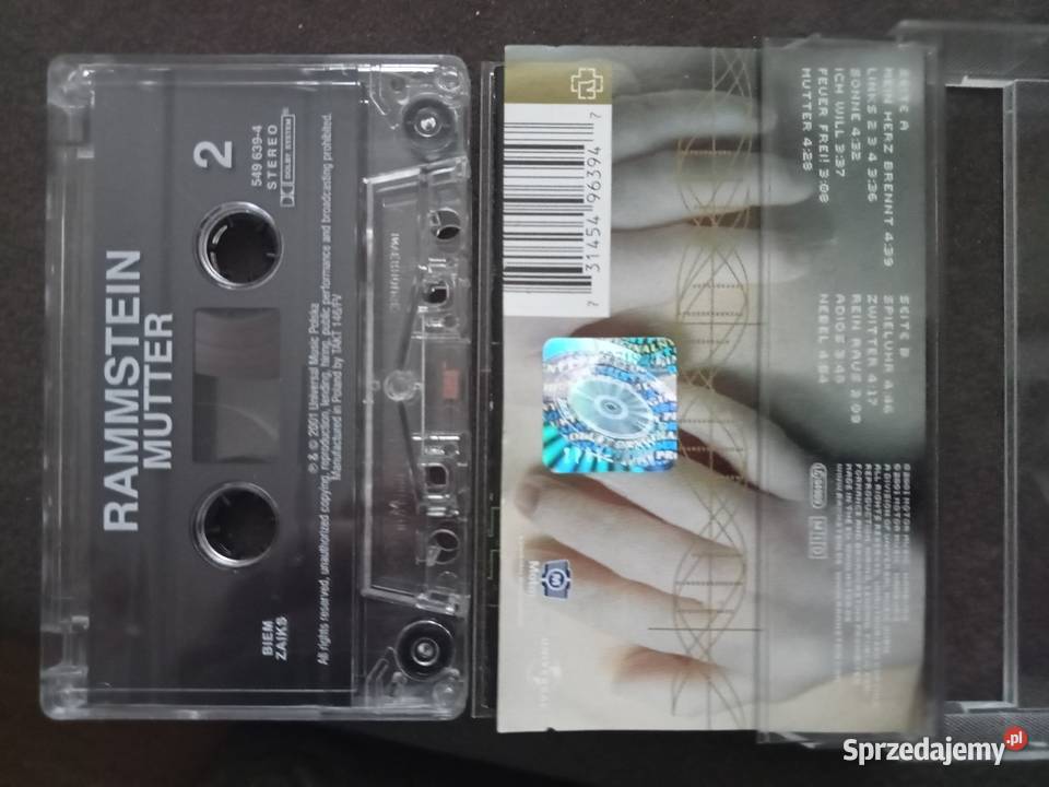kaseta magnetofonowa rammstein