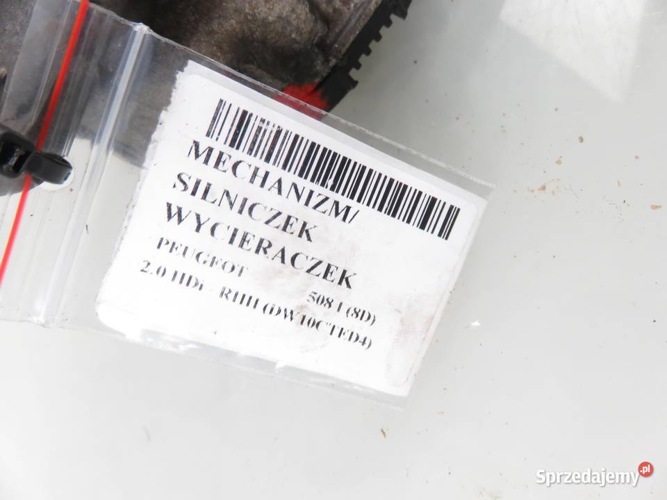 MECHANIZM WYCIERACZEK PEUGEOT 508
