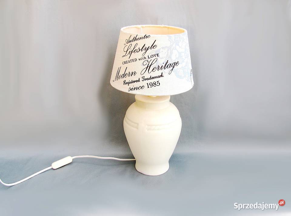 Lampka nocna ceramiczna Beczułka sprzedam