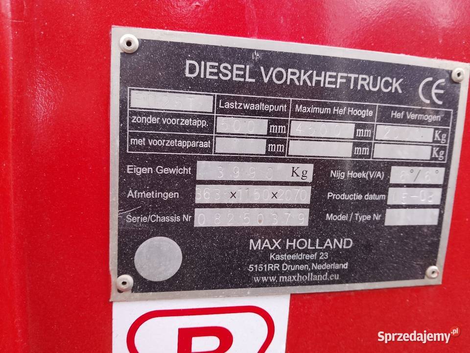 Wózek widłowy Holland Heli hc lubelskie Łopiennik Górny