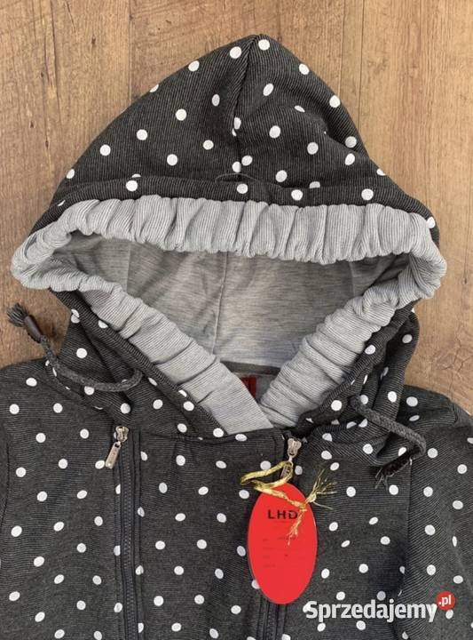 Bluza damska z kapturem S M bluza w kropki Wyszków sprzedam