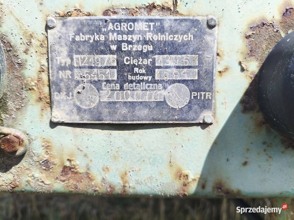 Rozrzutnik obornika sprzedam zamienię na małopolskie Giebułtów