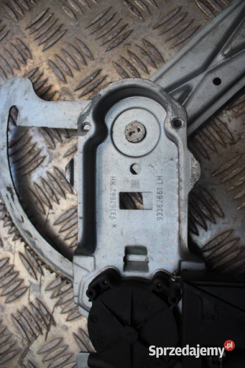 MECHANIZM PODNOŚNIK SZYBY PRAWY PRZÓD OPEL Mechanizmy opuszczania szyb