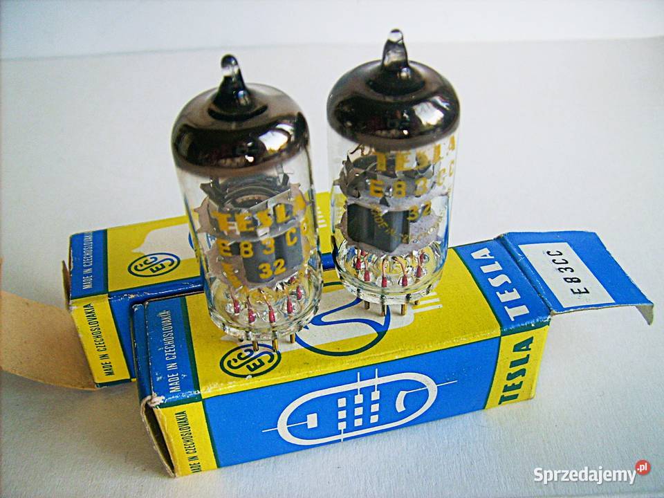 E83cc Ecc803s 12ax7 Tesla Gold Pin dobrana PARA