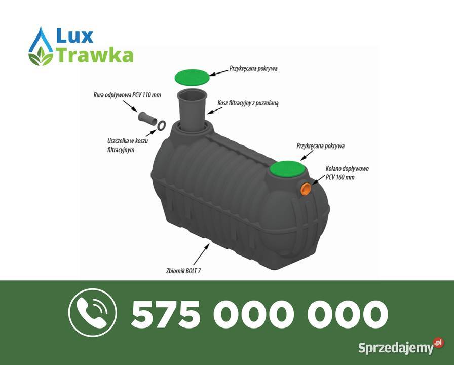 Zbiorniki na ściek 2000 3000 4000 5000 10 000 l