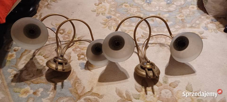 vintage dwa kinkiety 100z opisane w treści Poznań sprzedam