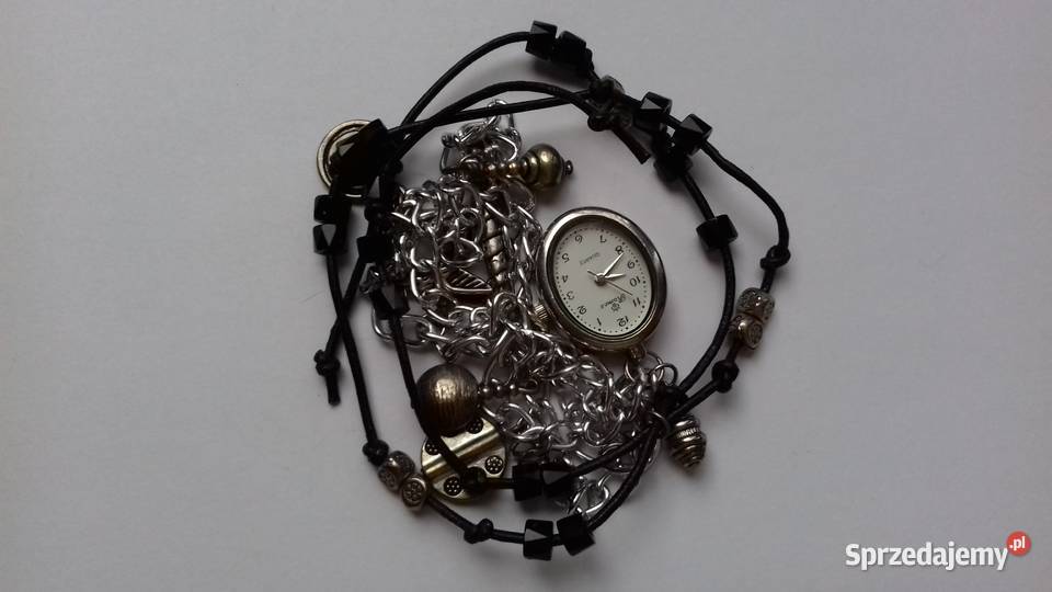 NOWY zegarek kwarcowy bransoletka rękodzieło mazowieckie Warszawa