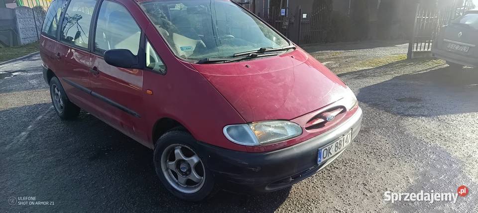 Ford Galaxy mk1 20 benzyna 1996 czerwony Dobrosławice