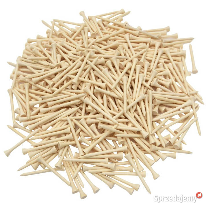 Kołki tee do golfa 1000 83 mm bambusowe WM94432 Warszawa