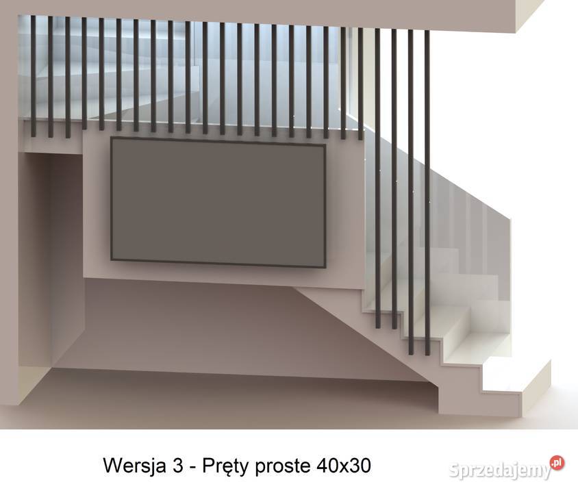 Barierka na wymiar balustrada metalowa spawana Balustrady i barierki Kutno