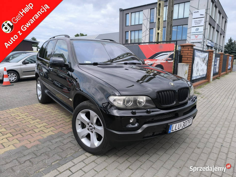 BMW X5 30i 231 Gaz LPG Skóra Manual Panorama E53 Łuków