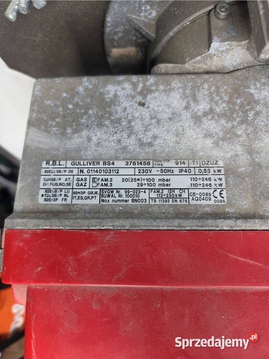 Nagrzewnica nadmuchowa 260 kW gaz LPG olej Kowale