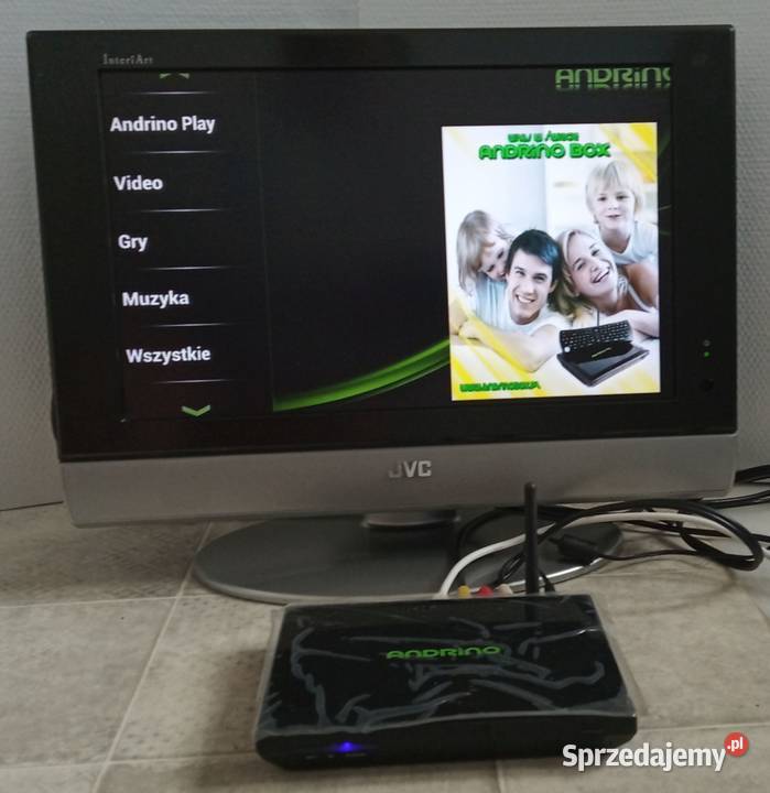 MONITOR Z FUNKCJĄ TV 17 JVC LT17E31 PLUS ANDROID D-SUB Kraków sprzedam