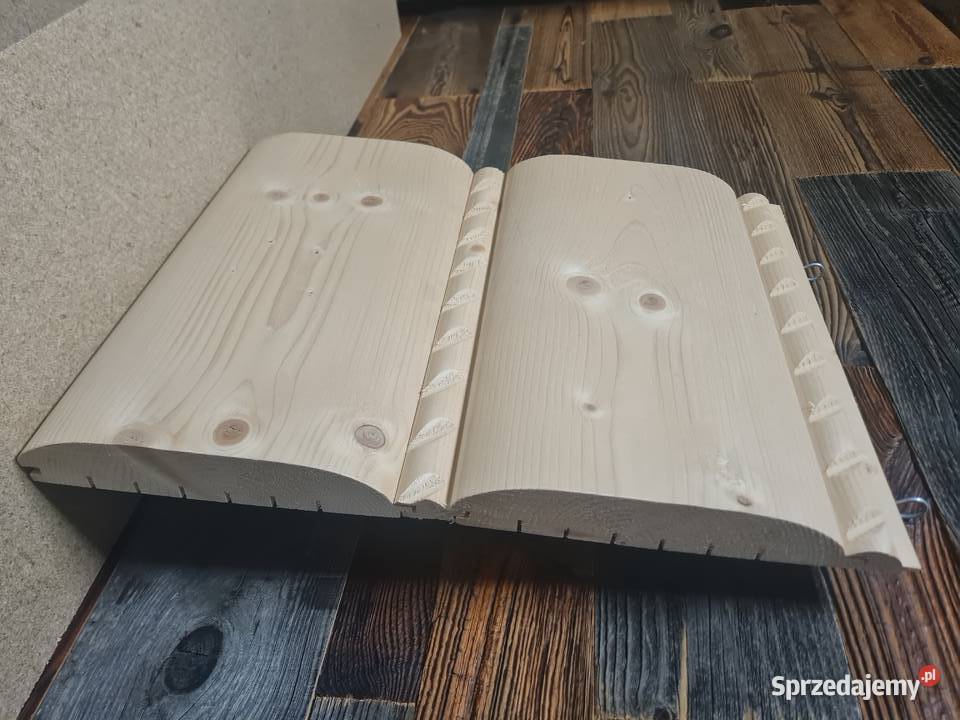 DREWNIANA ELEWACJA PÓŁBAL deska Płaska PÓŁBAL z Dom i Ogród Domaradz