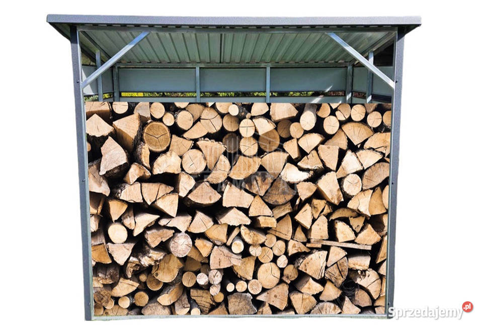 Wiata śmietnikowa otwarta drewutnia spad tył Altany i wiaty Poznań