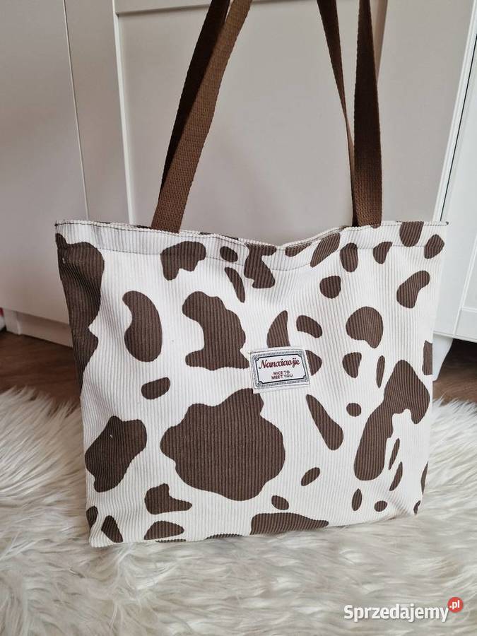 Torba na ramię A4 shopper krówka torebka na Torby i torebki Kłodzko