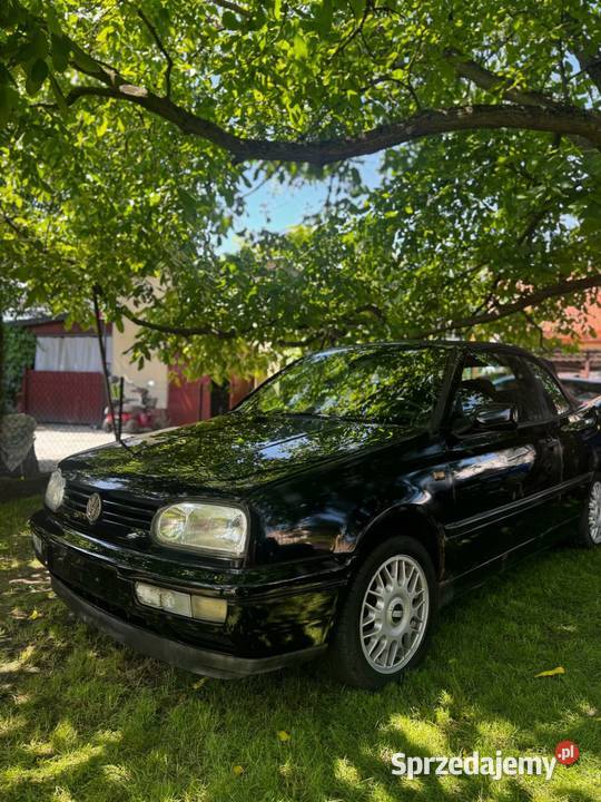 Volkswagen Golf Cabrio 3 Karman Vw golf III czarny wielkopolskie Leszno