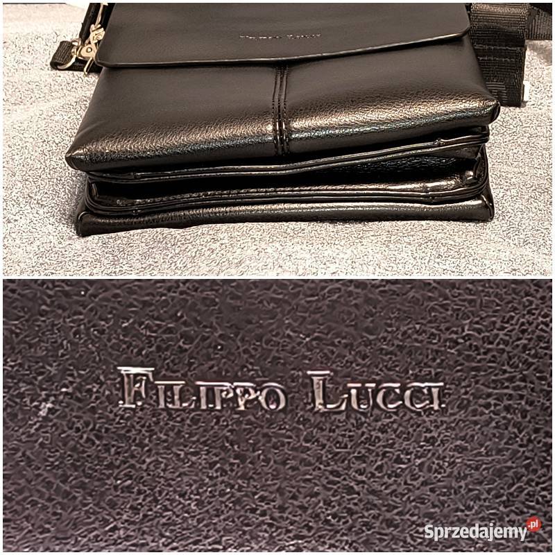 FILIPPO LUCCI torba męska listonoszka Odpinany 20cm Piotrków Trybunalski sprzedam