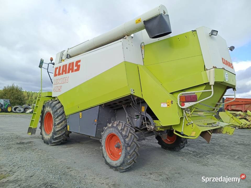 Claas Lexion 405 99 r Heder C450 z Sprowadzony Czujniki awaryjności
