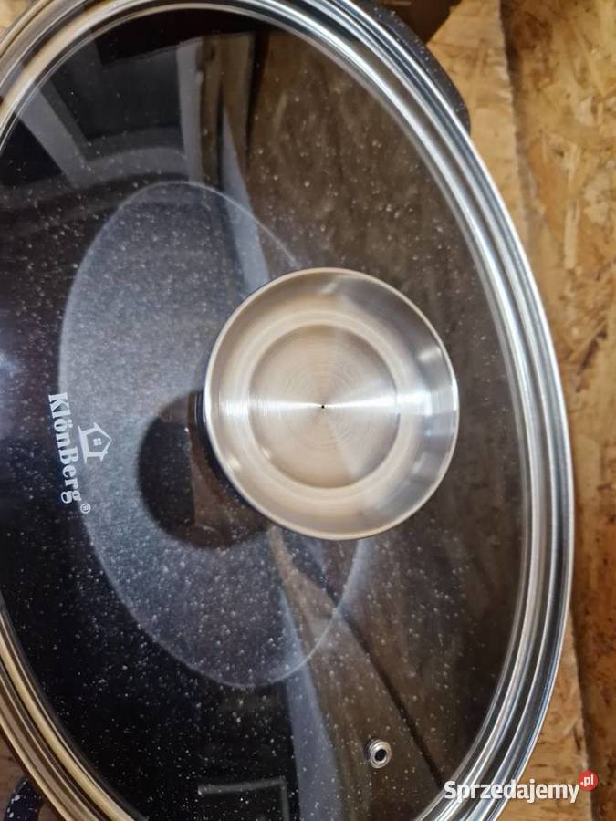 Brytfanna OWALNA MARMUROWA KlnBerg 11 l 38 3w1 AGD drobne Głogowa