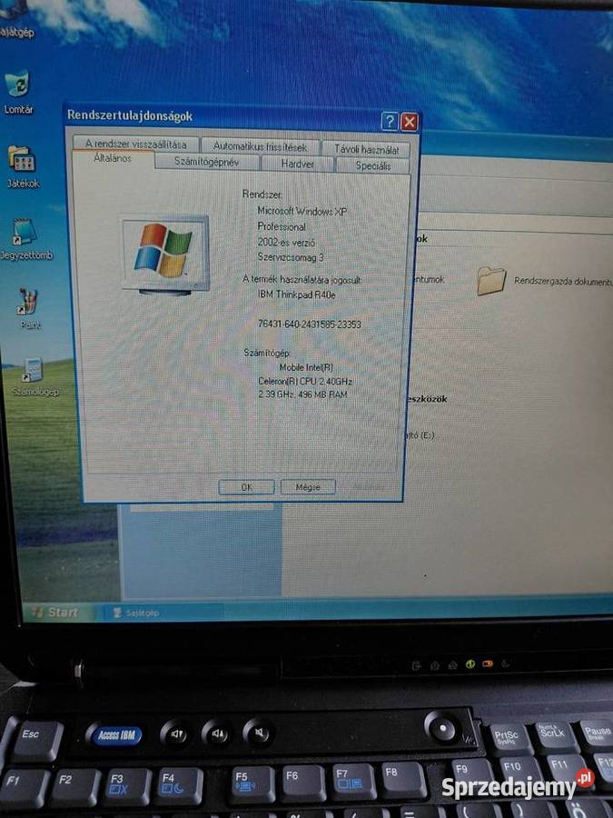 Ibm thinkpad R40e Grodzisk