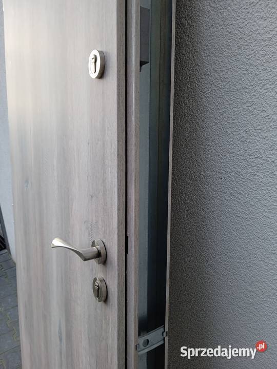 Drzwi stalowe 80 90 dąb bielony NOWE Inowrocław