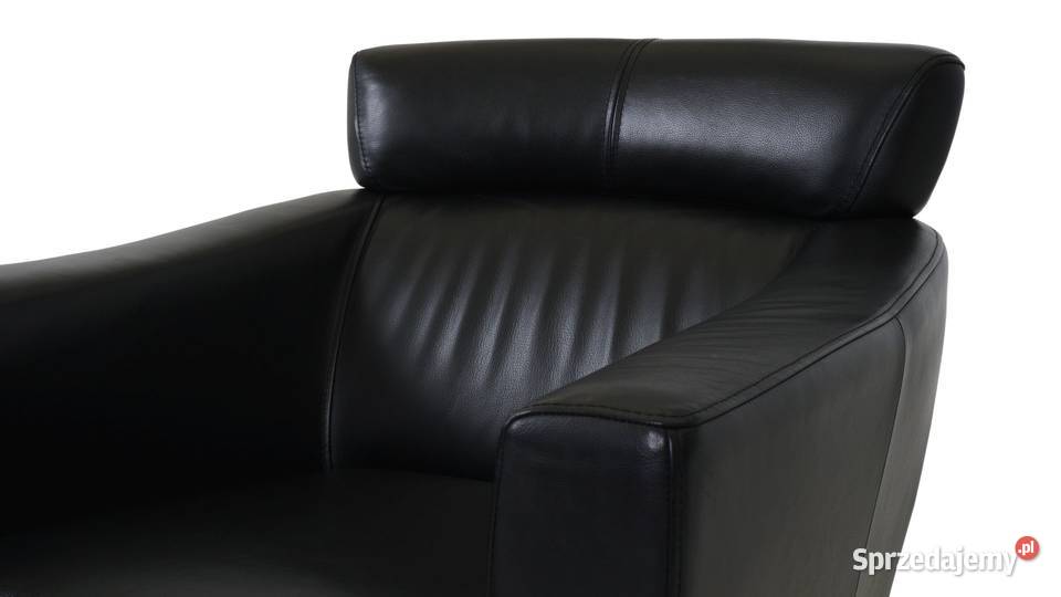 Fotel Obrotowy Wygodny Skóra naturalna Warszawa