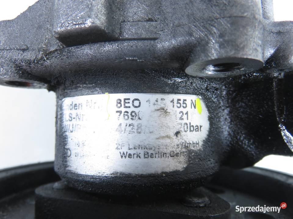 POMPA WSPOMAGANIA AUDI A4 B7 20 TDI 8E0145155N osobowe Pompy wspomagania sprzedam