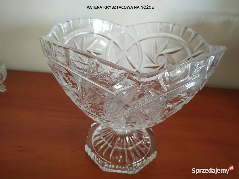 Kryształowa patera i salaterka Warszawa