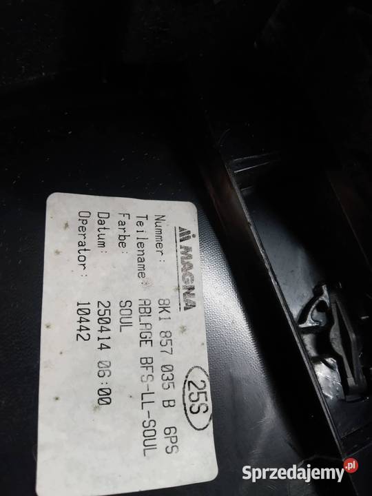 SCHOWEK 8K1 857035B Audi A4 IV 20082015 B8