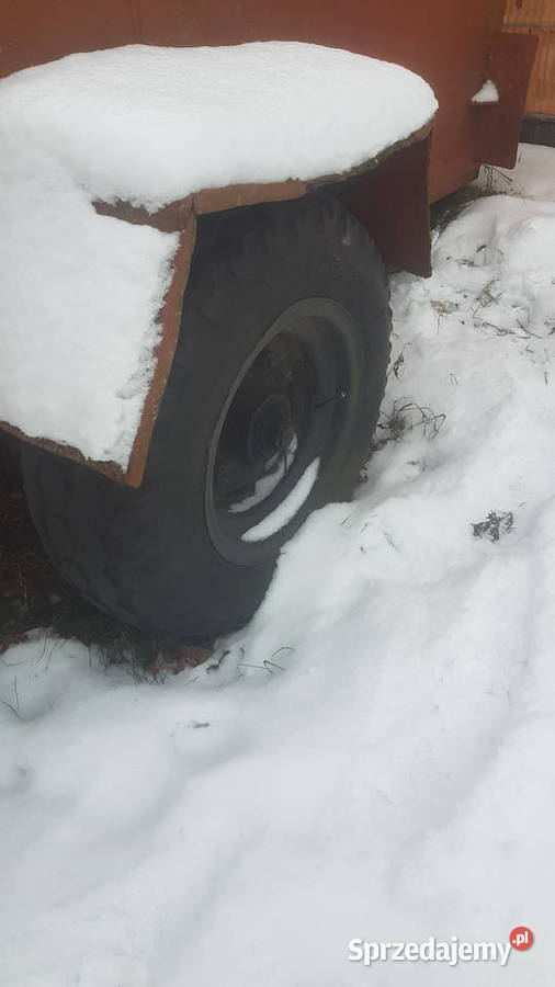 Przyczepa jednoosiowa Zarejestrowana