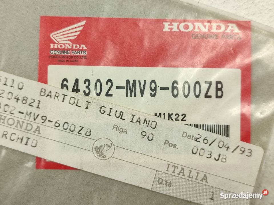 NAKLEJKA 600F LEWY BOCZEK HONDA CBR600F