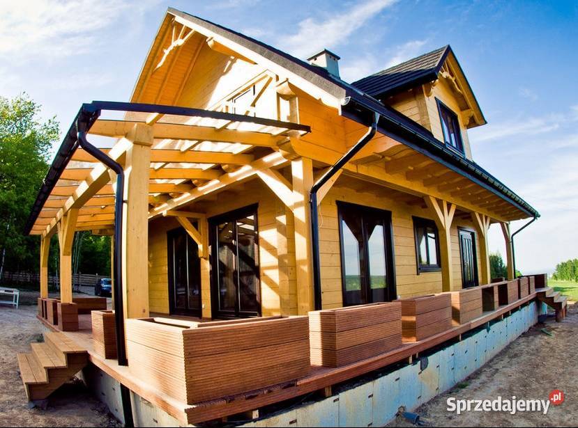 OKNA DREWNIANE DO DOMU Z DREWNA BALA WACŁAWIK Mszana Dolna