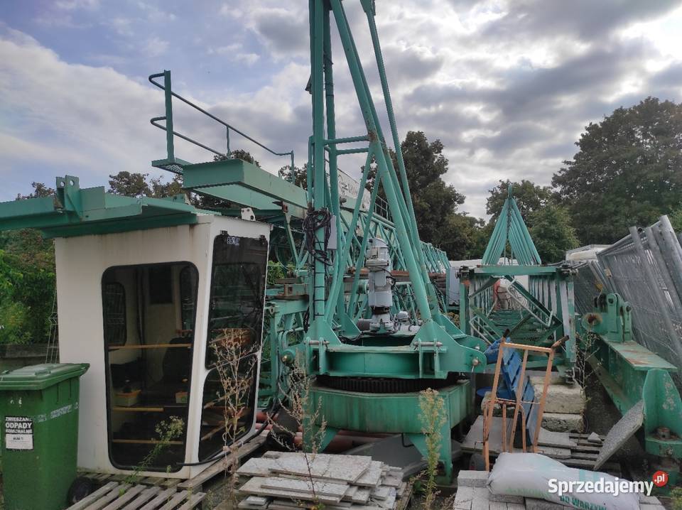 Żuraw wieżowy górnoobrotowy Potain SP 85A 1997 nie Ligota Piękna