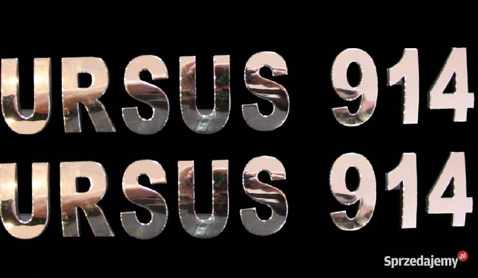 Literki litery maska Ursus c385914 samoprzylepne Rolnictwo