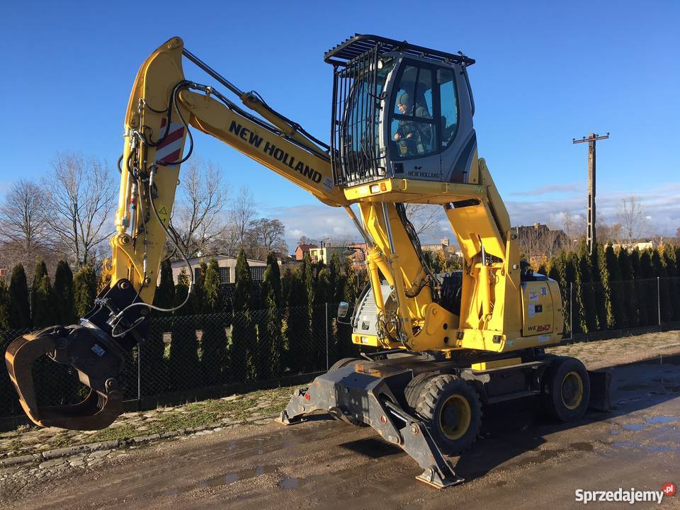 Koparka kołowa NewHolland 150 podnoszona kabina Motoryzacja Janikowo
