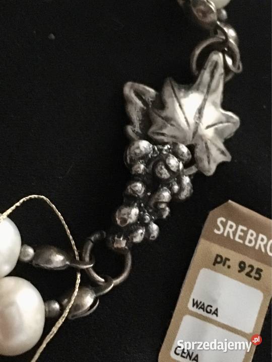 Bransoletka perły srebro 19 Kraków