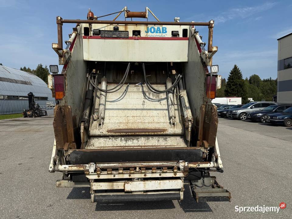 SCANIA P320 śmieciarka Joab 15 m3 waga diesel Śmieciarki Nowiny