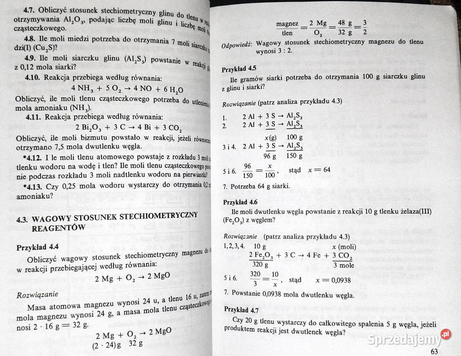 Zbiór zadań z chemii szkół średnich Krzysztof M lubelskie Chełm