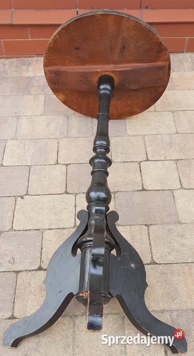 Stolik konsola eklektyczny malaowany koniec XIX