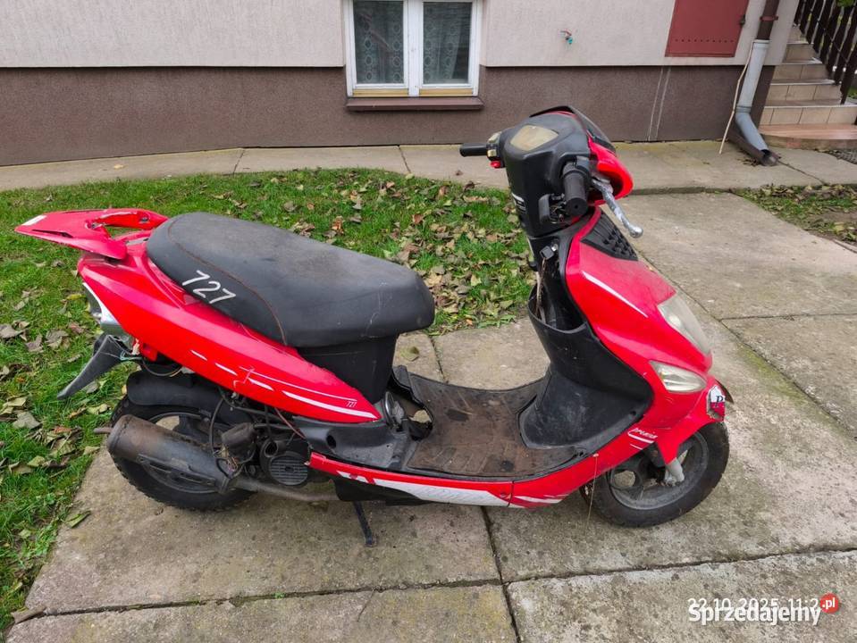 Skuter ROMET Motors 2012 Uszkodzony paczkę kawy