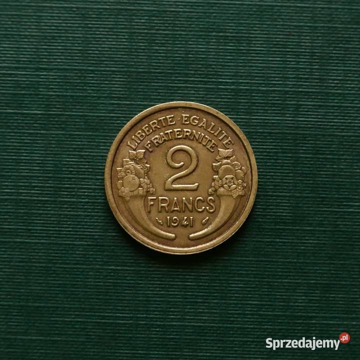FRANCJA 2 franki 1941r śląskie Gliwice