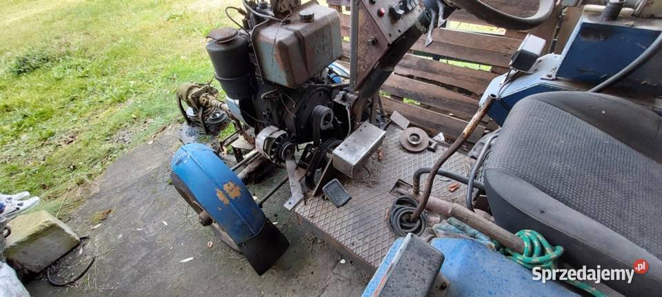 Traktor z silnikiem motopompy Płońsk