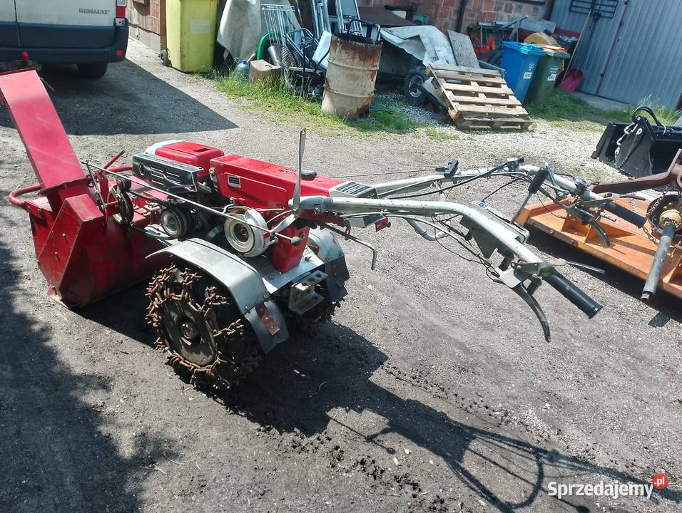 Ciągnik jednoosiowy Mitsubishi CT351 pług