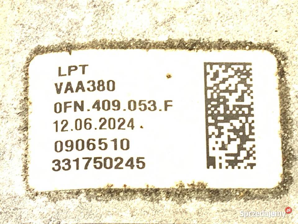 REDUKTOR SKRZYNI BIEGÓW SKODA 20 TSI 0FN409053F