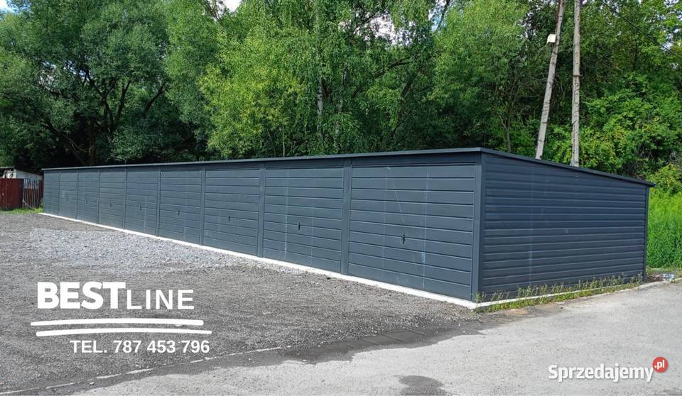 Garaże na wynajem wielostanowiskowe 3x6 blacha Rybnik