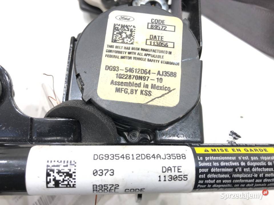 PAS BEZPIECZEŃSTWA PRZÓD PRAWY FORD MONDEO MK5 podkarpackie