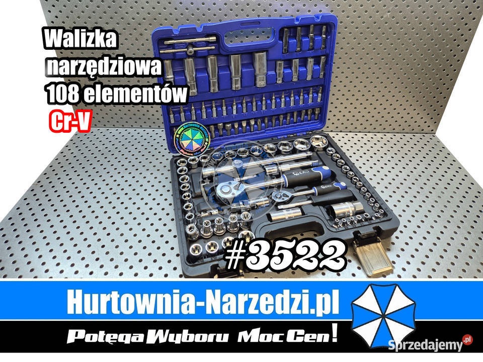 Zestaw kluczy nasadowych i torx 108elCrV klucze Nowe sprzedam