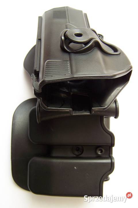 Kabura taktyczna na pistolet i magazynki do